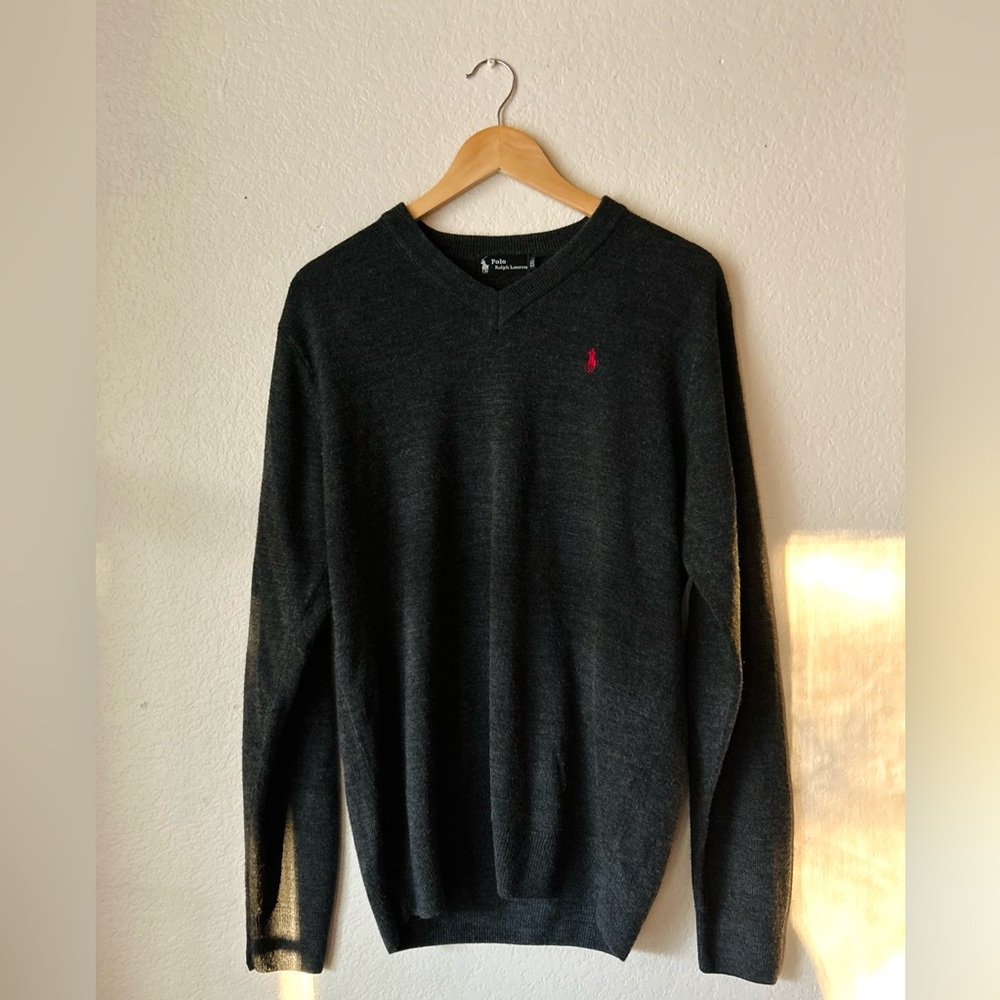 Polo Ralph Lauren Grey Pullover Sweater